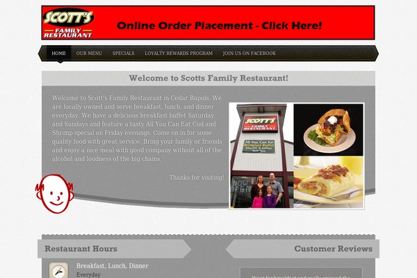 scottsfamilyrestaurant.com site used Scottsfa