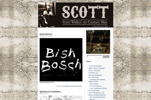 Default theme site design template sample