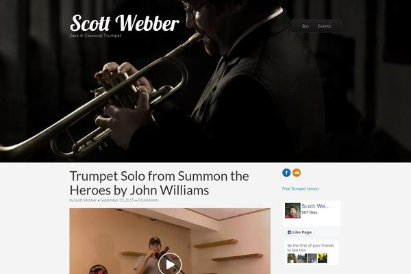 scottwebber.net site used Tonic-jazz-trumpet