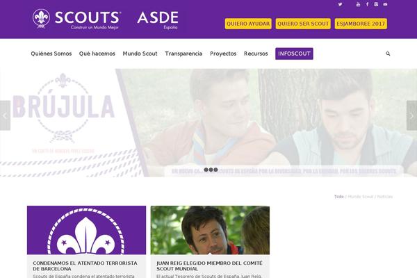 scout.es site used Scouts