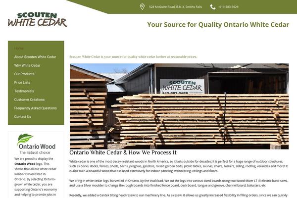 Site using Page Builder by SiteOrigin plugin