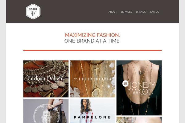 Hardy theme site design template sample