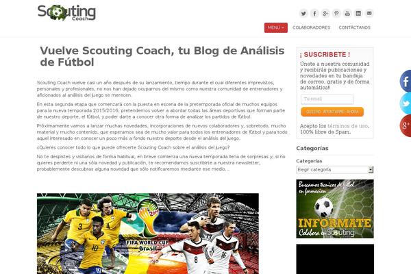 scoutingcoach.com site used Scoutingcoach
