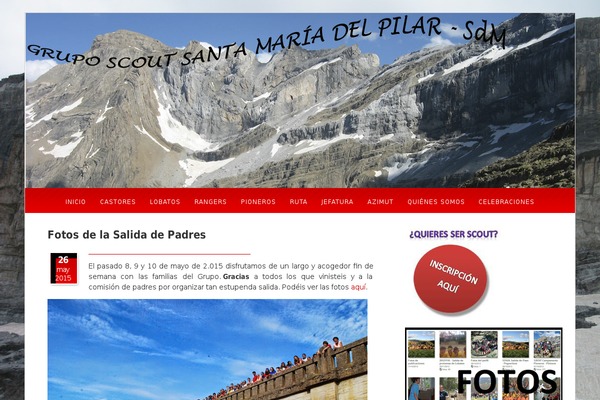 scoutsantamaria.es site used Jim-feist-theme-v10-10