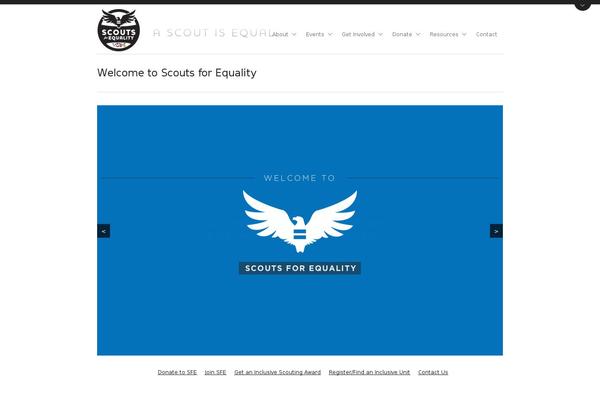 scoutsforequality.org site used Stuff