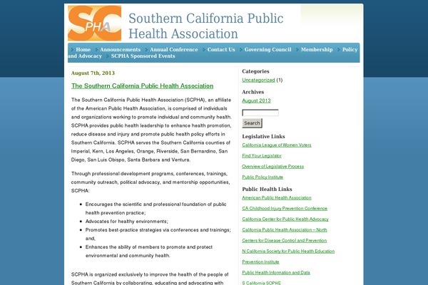 scpha.org site used Techpress