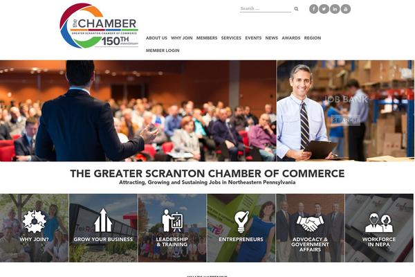 Chamber theme site design template sample