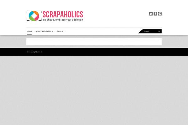 scrapaholics.com site used Wpex Fashionista