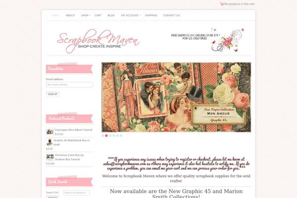 scrapbookmaven.com site used Sally_store