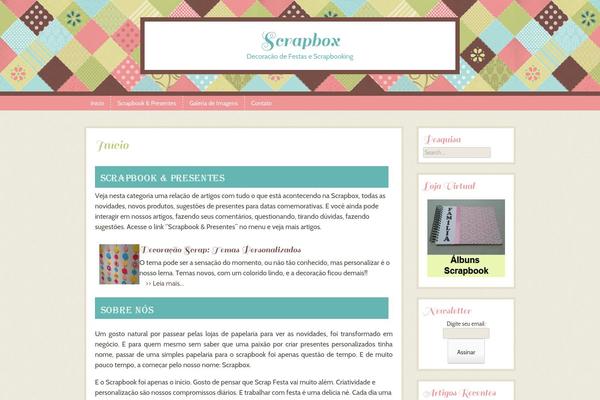 Patchwork theme site design template sample