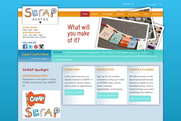 WordPress website example screenshot