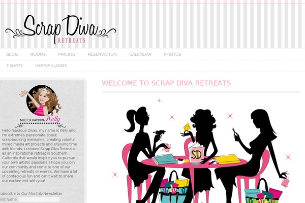 MomPreneur theme site design template sample