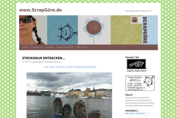 WordPress website example screenshot