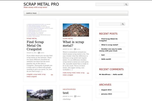 Gray White Black theme site design template sample
