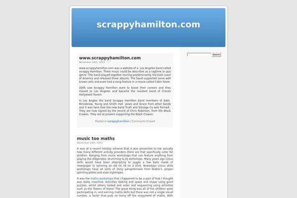WordPress website example screenshot