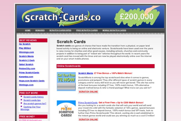 scratch-cards.co site used Highrollerblue