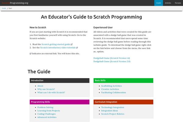 scratchprogramming.org site used Scratch