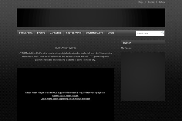 WordPress website example screenshot