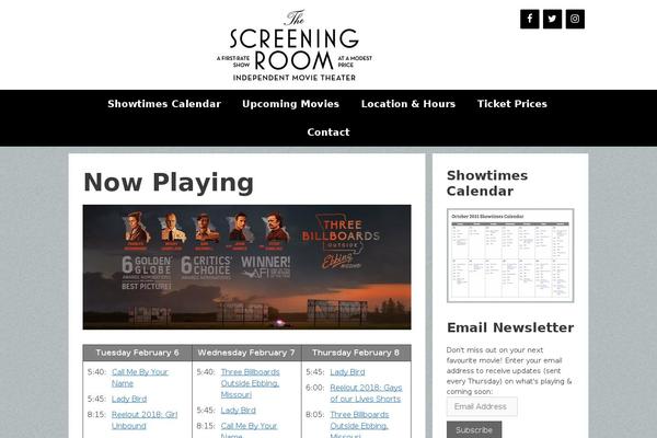 screeningroomkingston.com site used Thescreeningroom