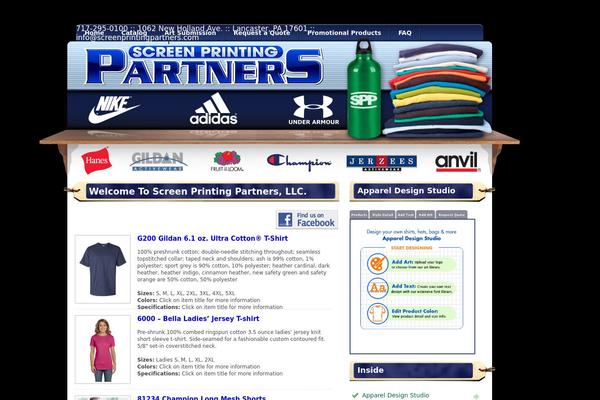 screenprintingpartners.com site used Spp