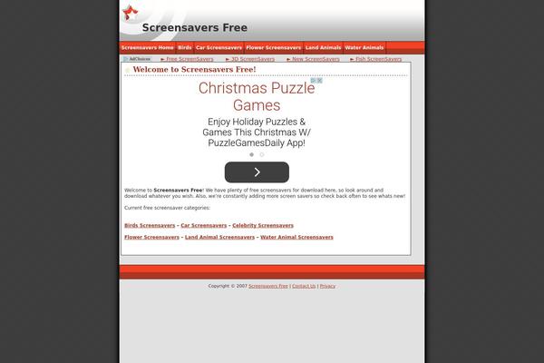 screensaversfree.biz site used Red-star-version-2