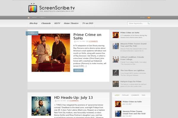 screenscribe.net site used Headlines