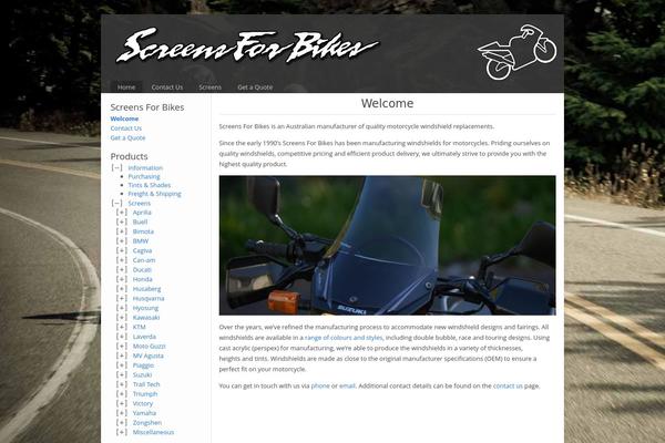 WordPress website example screenshot