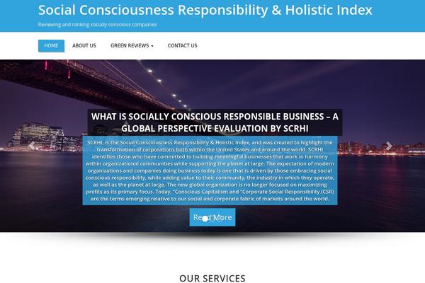 WordPress website example screenshot