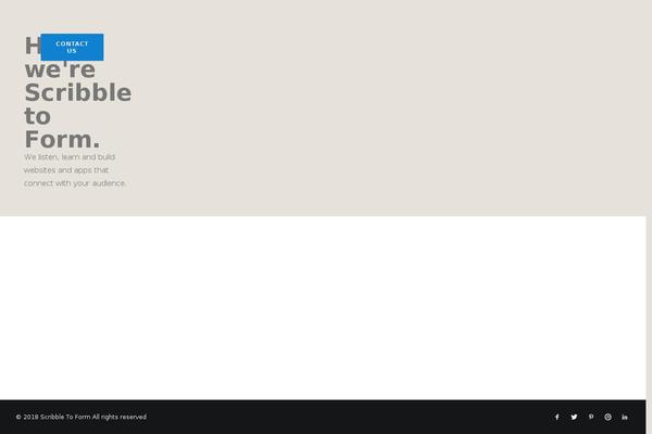 Site using Cforms plugin