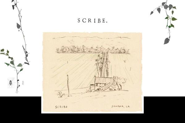 scribewinery.com site used Scribe
