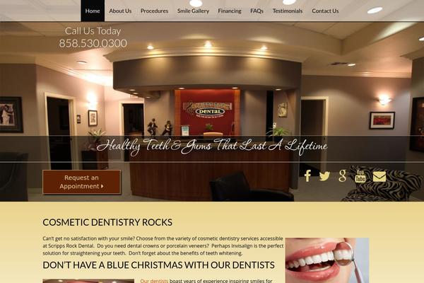 scrippsrockcosmeticdentistry.com site used Dental-affiliate-bootstrap