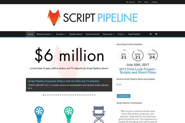 scriptpipeline.com site used Salient-sp