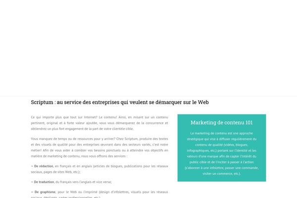 WordPress website example screenshot