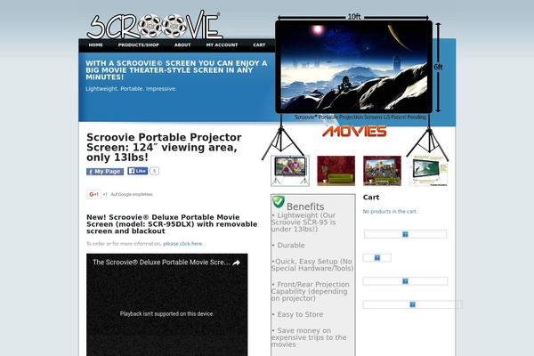 scroovie.com site used Productum
