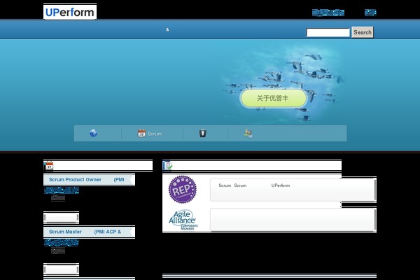scrumchina.com site used Uperform