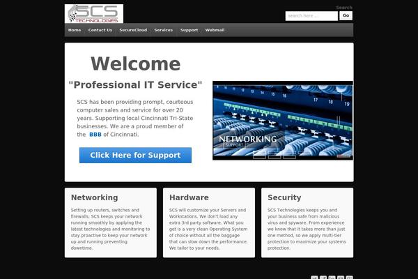 Responsive theme site design template sample