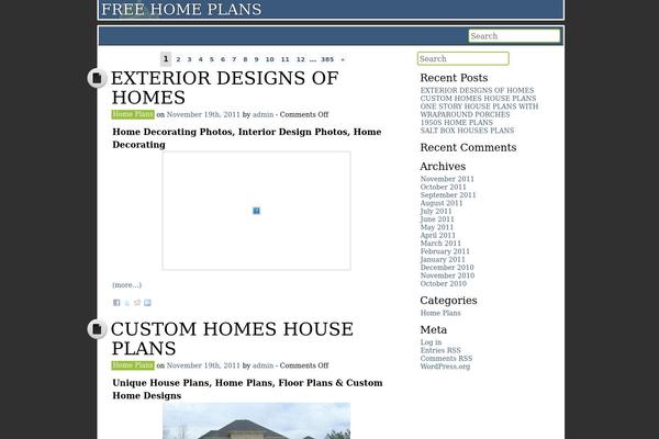DroidPress theme site design template sample