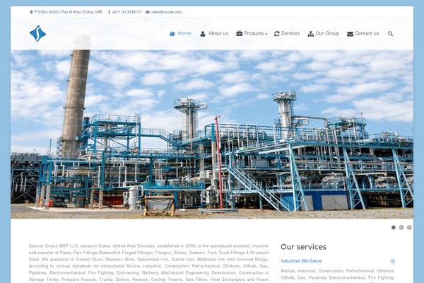 WordPress website example screenshot