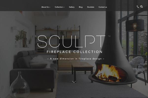 sculptfireplaces.com.au site used Sculpt