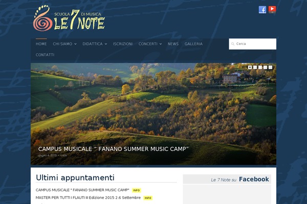 scuoladimusicale7note.it site used Le7note