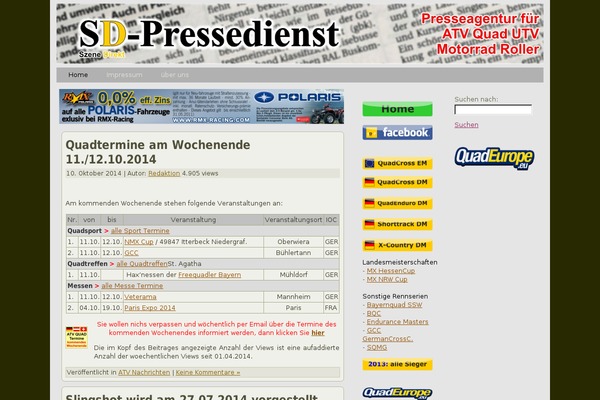 sd-pressedienst.de site used Sports2