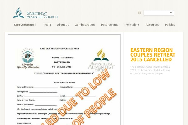 Adventist-corporate theme site design template sample