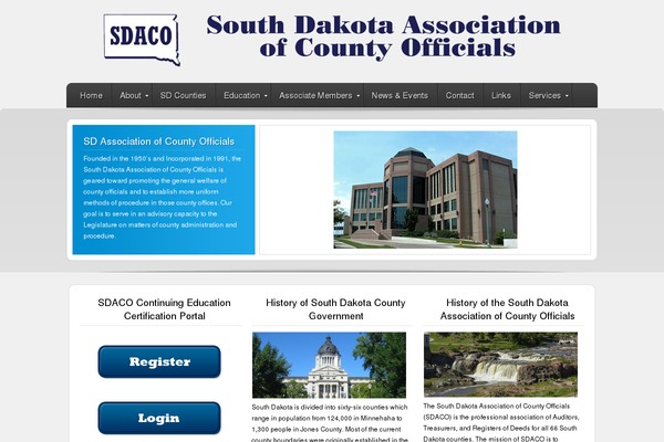 sdcounties.org site used Enterprise