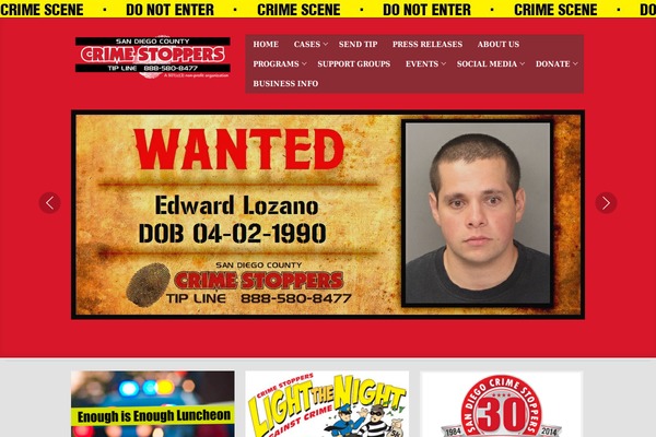 sdcrimestoppers.org site used Cstoppers
