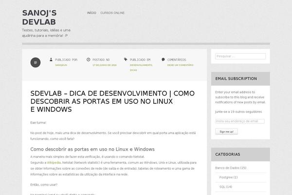 WordPress website example screenshot