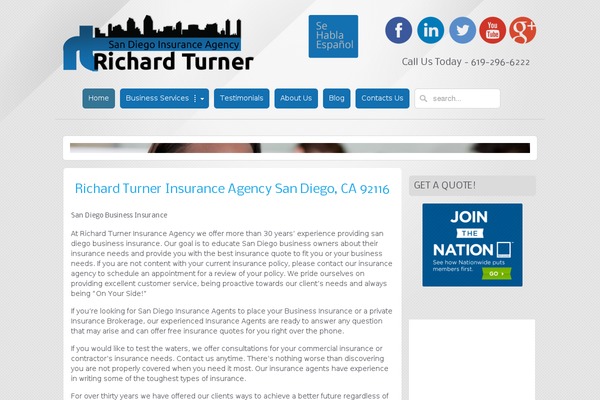 sdinsurancecompany.com site used Turner