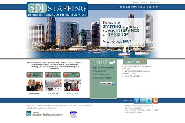 sdistaffing.com site used Sdis