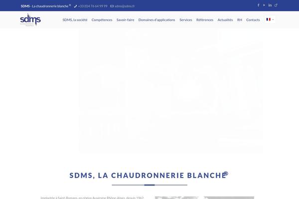 sdms.fr site used Sdms