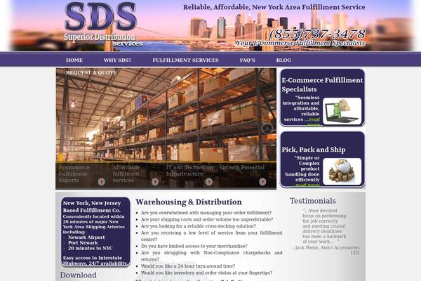 Sds theme site design template sample