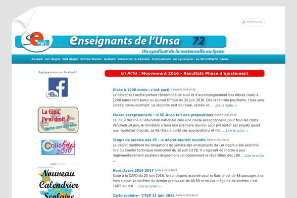se-unsa72.org site used Twentyeleven2